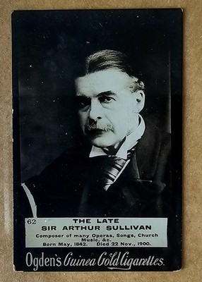 Sir Arthur Sullivan (Gilbert & Sullivan) - 1901 Ogdens Guinea Gold Tobacco Card 
