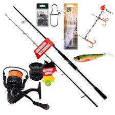 Inzite Pro Stick Hecht-Set - Angelrute + Angelrolle mit Zubeh&ouml;r Zite Fishing