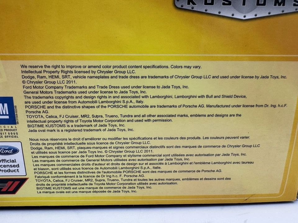 1:24 Jada Toy BigTime Kustom 1964 Chevy Impala Lowrider Model Blak Diecast READ - image 4 of 4