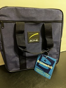 Brunswick Zone Bowling Ball Bag 1990’s Purple Single Ball Bag