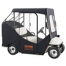 VEVOR Golf Cart Enclosure, 600D Polyester Driving Enclosure with 4-Sided Transpa