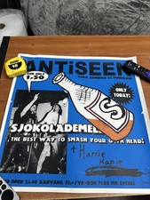 1997 Antiseen Punk Rock Band European Tour Poster
