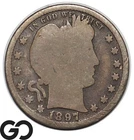 1897-S Barber Quarter, Semi-Key Date