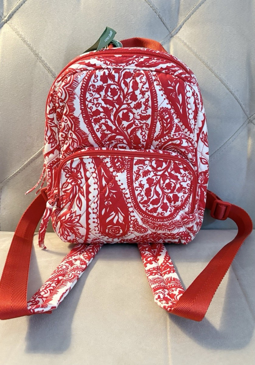 ebay vera bradley mini backpack Vera Bradley Mini Banbury Backpack Paisley Key NWT 🎒