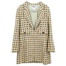 Chanel Zip Up Jacket Light Green 02P #42 116151