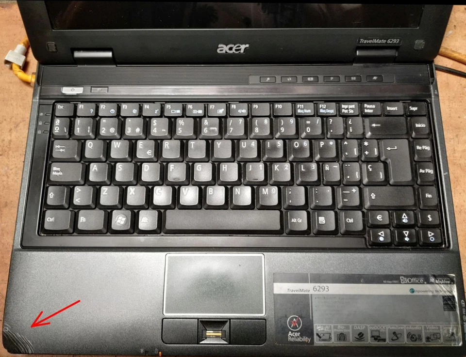 Ordenador Portatil ACER Travelmate 6293 Core 2 Windows XP + Windows 7 Multiboot - Imagen 4 de 4