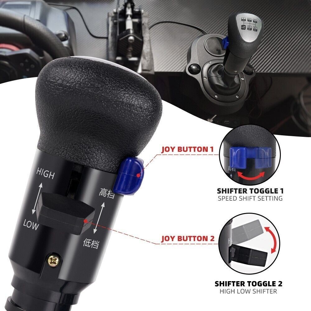 USB American Truck Simulator Shifter, Gearshift Knob for ATS & ETS2 Games