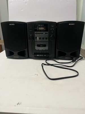 Sony CFD Z110 Boombox CD Radio Works Detachable Speakers Read! | eBay