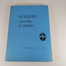 Surgery Gynecology And Obstetrics Dec 1969, Vol 129 No 6 Illustrated PB
