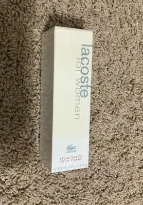 LACOSTE FOR WOMEN BY LACOSTE 3.3 / 3.4 OZ EDT FOR WOMEN - NEW SEALED BOX