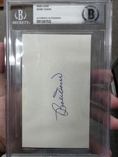 Dobby Doerr Index Card Beckett Authenticated ...