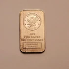 Sunshine Mining Bullion Ingot Bar 1 Troy Oz .999 Fine Silver Vintage Dated 1988