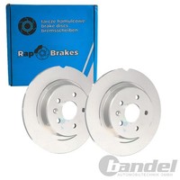 2X RAP Brakes Bremsscheiben Ø288Mm Voll Hinten Passend FüR Opel Astra | R-D1095C