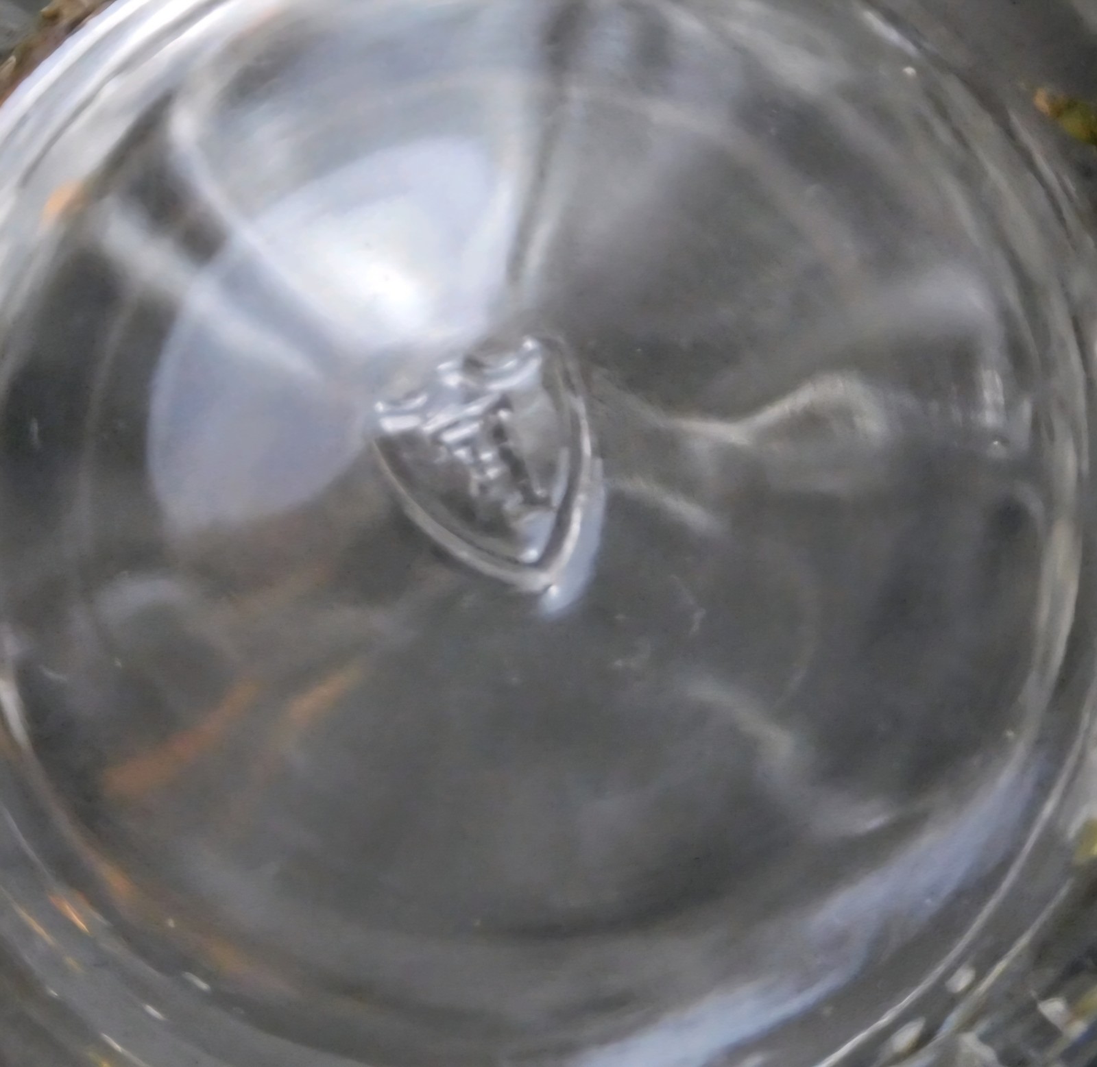 Vintage MCM Yorktown Federal Glass Jubilee Punch Cups Set Of 10   4"W x.  2. 5"H