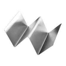 Set di 2 supporti per taco in acciaio inox supporti per taco possono contenere 2 ciascuno