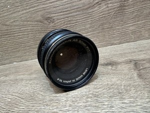 Vtg Konica Hexanon AR 50mm f/1.7 Prime Lens Black Manual Focus for SLR Camera