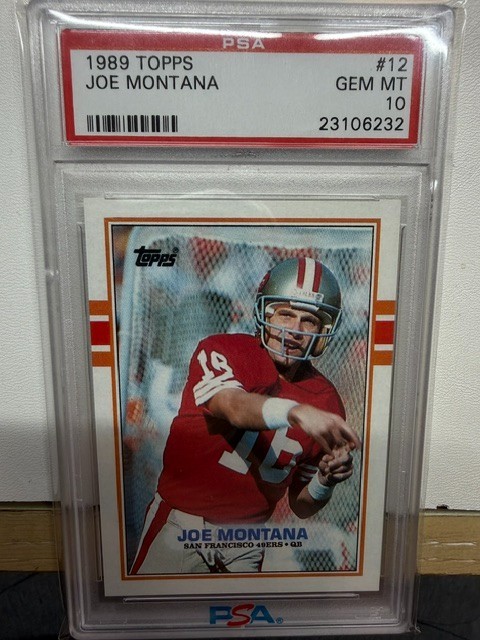 1989 Topps - Joe Montana #12 PSA 10