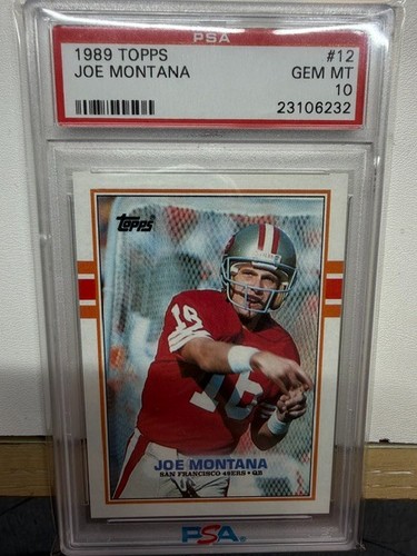 1989 Topps - Joe Montana #12 PSA 10