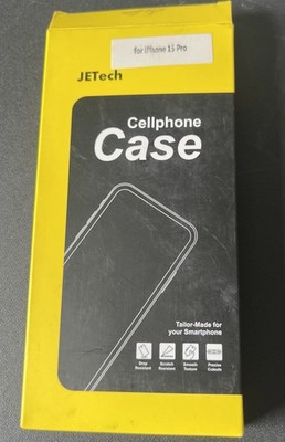 JETech Slim Fit Phone Case Carbon Fiber For iPhone 15 Pro