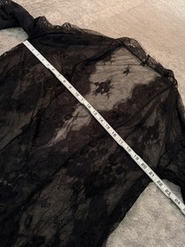 Black Lace Kimono Robe Babydoll Avidlove Lingerie Gothic Sexy Large Whimsygoth