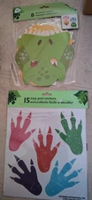 Dinosaur paper masks 8 pack 4 Designs, Stickers.  children party favor Room Deco