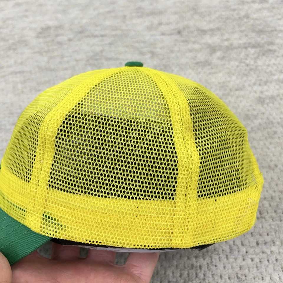 Gorra John Deere SnapBack malla completa amarillo verde granja tractor K productos adulto Foto 3 de 4