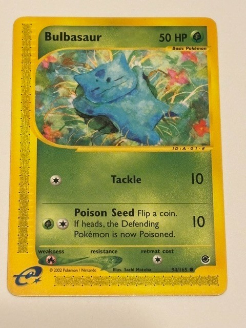 Bulbasaur 94/165 Expedition Base Set Regular Pokemon TCG 2002 NM