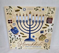 ​Hanukkah Pop-Up Menorah Lisa Rojany 3D Jewish Candelabra Celebration of History