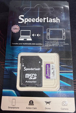 128GB Speederlash SDXC Memory Card with Adapter -5 Pack-