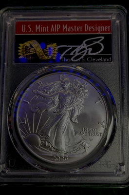 2026 $1 American Silver Eagle PCGS MS70 First Strike Thomas