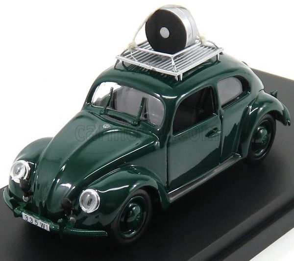 Rio 1/43 Volkswagen Beetle KÄFer Wiesbaden Police 1957 Statisches Modell-image