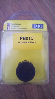 IMO PB01C Schwarz Drucktastenantrieb.