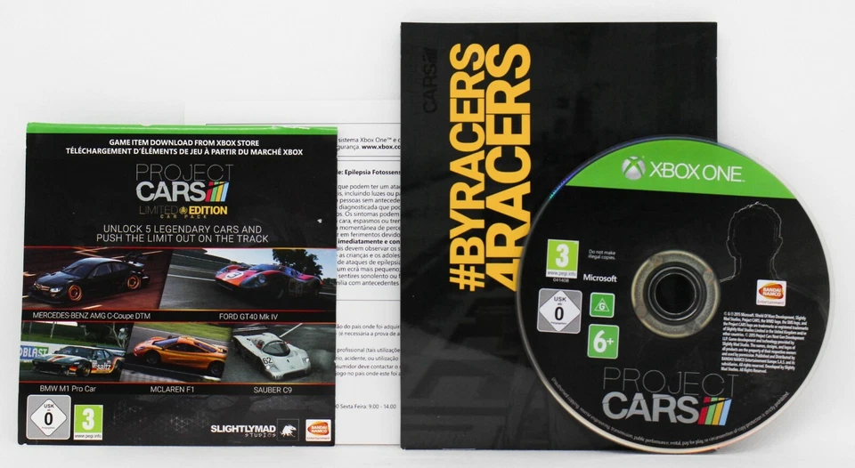 PROJECT CARS LIMITED EDITION STEELBOOK XBOX ONE XBOXONE PAL ESPAÑA 1, foto 3 de 3
