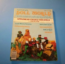 National Doll World Magazine   Vintage June 1977   "Applehead Character Dolls"