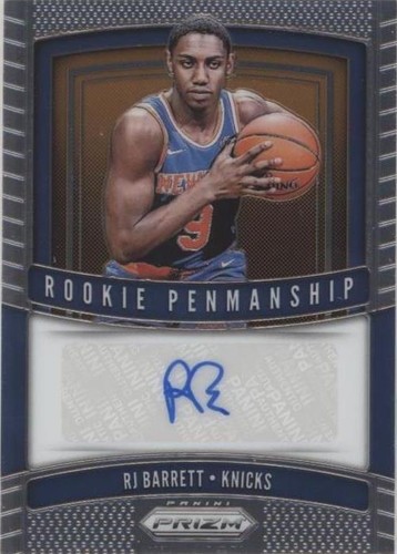 RJ Barrett 19/20 Panini Prizm Rookie PSA 9 Mint | eBay