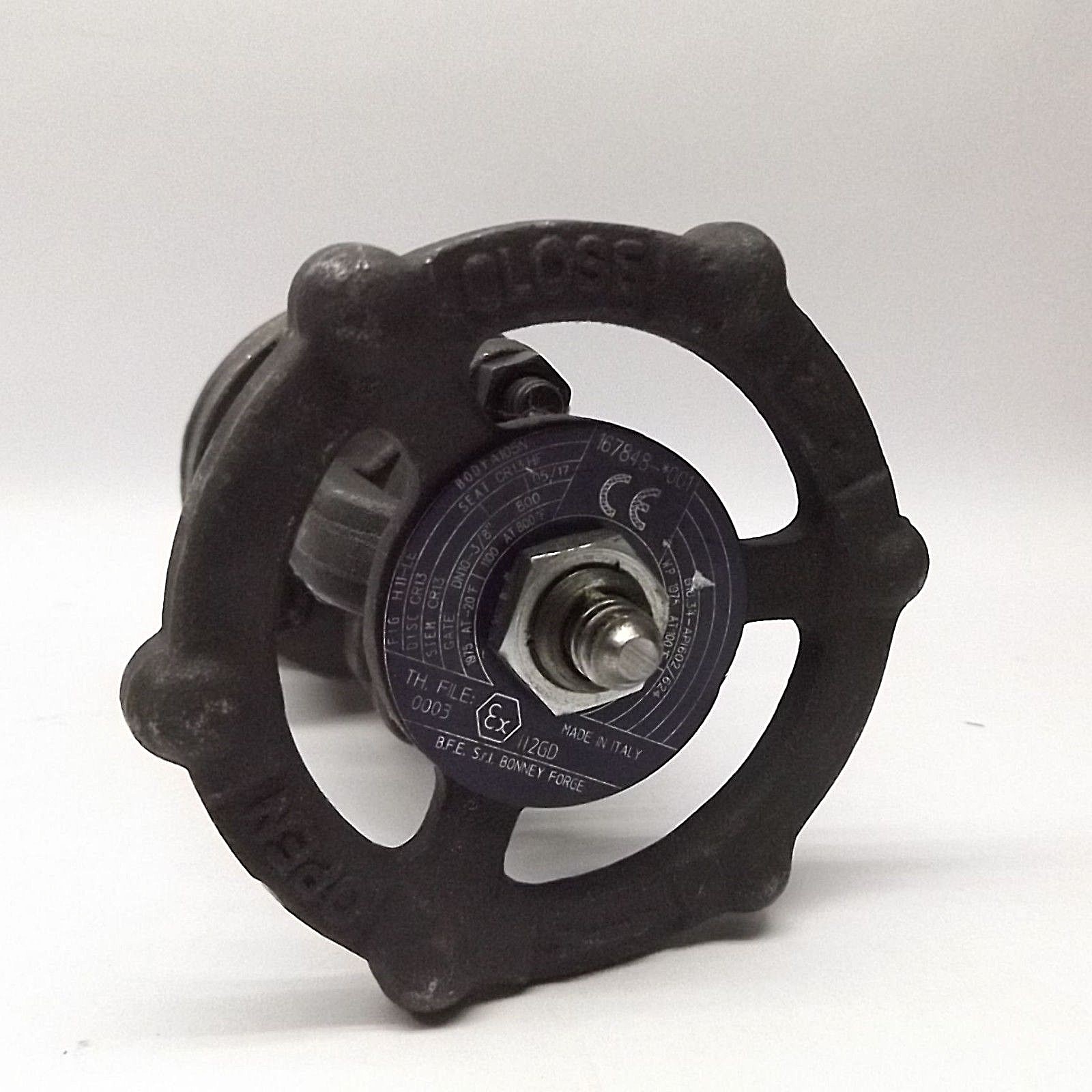 Bonney Forge A105N 3/8″ 800# Steel Gate Valve