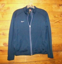 Womens Nike Track Jacket Navy Blue Size Small 4-6 EUC  