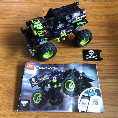 LEGO TECHNIC 42118 Monster Jam Grave Digger 98% Complete, W/ Instructions