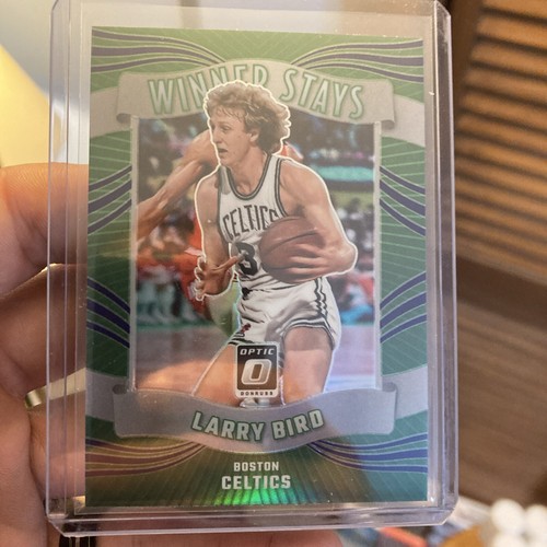 2023-24 Panini Donruss Optic - Winner Stays Purple Prizm #3 Larry Bird