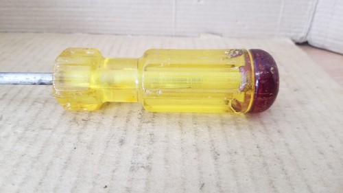 Vintage Fuller-306 Chrome Vanadium Flat/Slotted Red Top Screwdriver, VGC - Picture 12 of 21