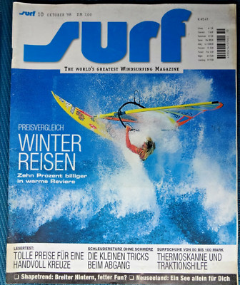 SURF MAGAZIN 10/98, INTERVIEW CHRISTIAN HERLES,TIPPS ZUM SEGELAUFHOLEN,DROPS 10