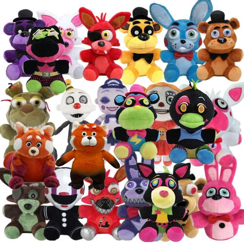 MARKENLOS Five Nights at Freddy's FNAF Horror Game Plush Dolls Kids Plushie Toy 6" 7" Gift