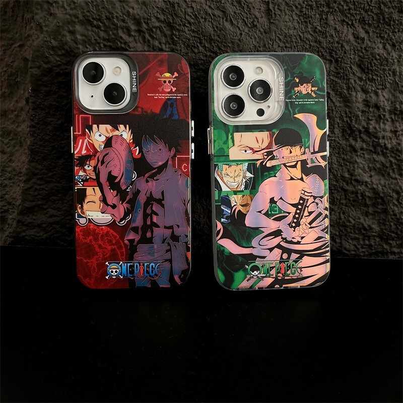 Anime One Piece Luffy Zoro Phone Case Cover For iPhone 12 13 14 15