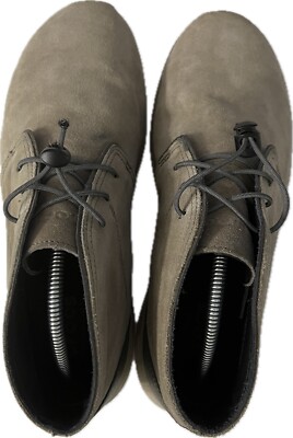 Crocs Mens Kinsale Chukka Boots Beige Suede Leather 203391 Shoes