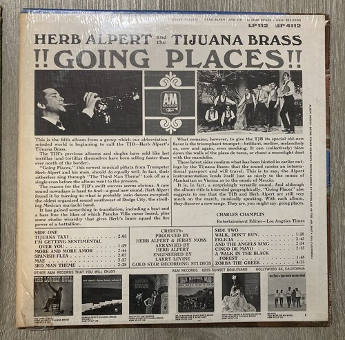 Herb Alpert and The Tijuana Brass 6 Stereo LP Vinyl Album Lot Good+ Play Clean - Picture 23 of 24