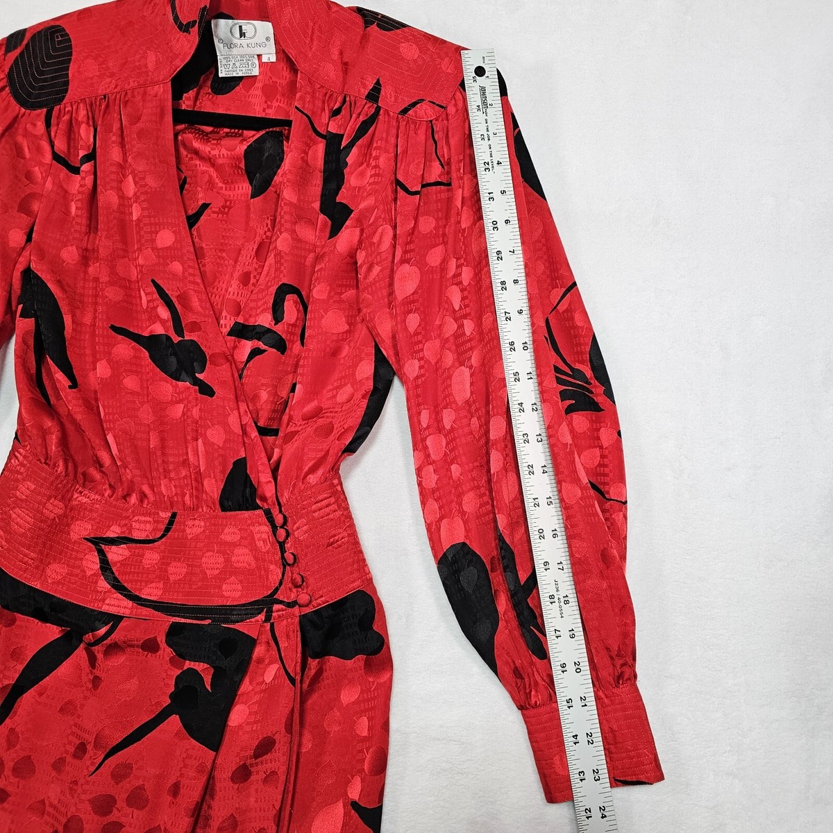ワンピース vintage silk 100 flower wrap dress Wrap 100% Silk 1980s Vintage Dresses for Women for sale | eBay