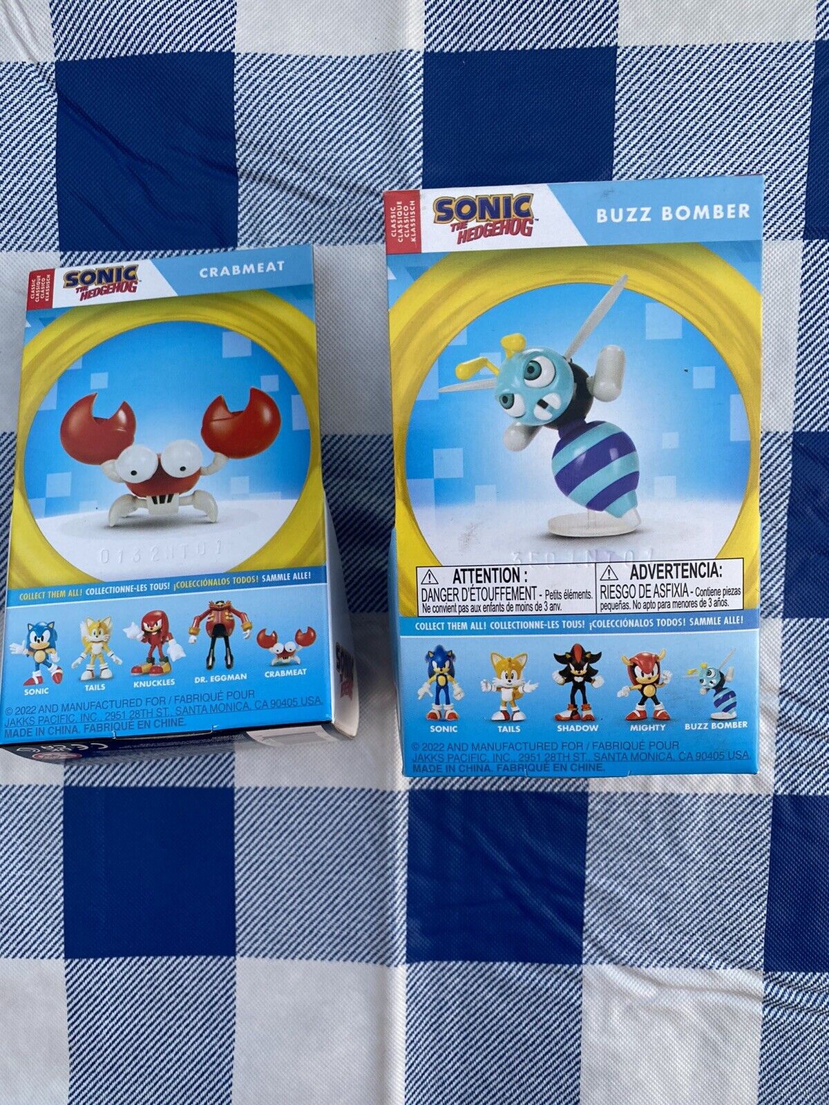 Boneco Tomy Sonic Boom Knuckles+crabmeat T22045