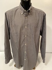 Eddie Bauer Men's Wrinkle Free Relaxed Fit Button-Down Long Sleeve Shirt 2XL