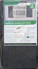 Forestchill Window Air Conditioner Side Insulated Foam Panels 17 X 9 X 7/8 inch