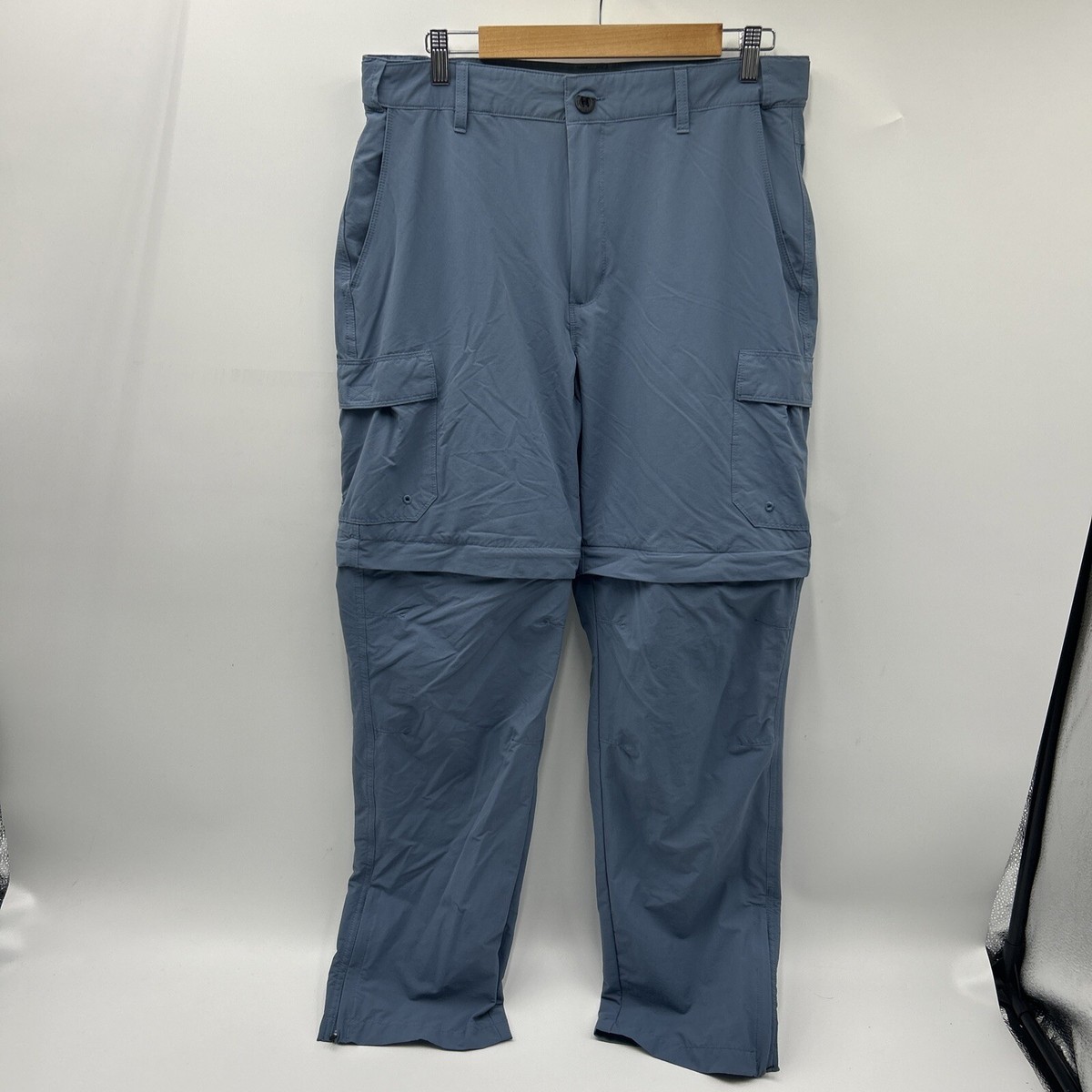 World Wide Sportsman Pants Men's 36x32 Blue Fishing Cargo